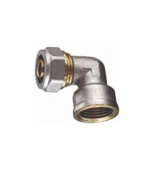 Alpex knie overgang 3/4"F x 26mm messing