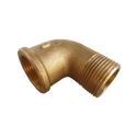Messing knie 90° 3/4"MF draadfitting