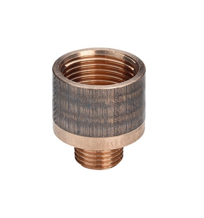 Viega pièce de réduction 3/8"M x 1/2"F bronze modèle 3242 - 322564