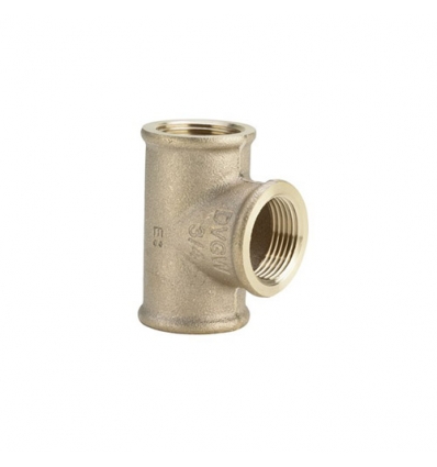 Viega T-stuk  1/2"Fx1/2"Fx1/2"F brons model 3130 - 264222