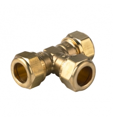 VSH Té à compression 15mm FF laiton S1220 - 0867053