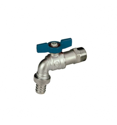 Giacomini R620 Dubbeldienstkraan 1/2" blauwe vlinder R620X006