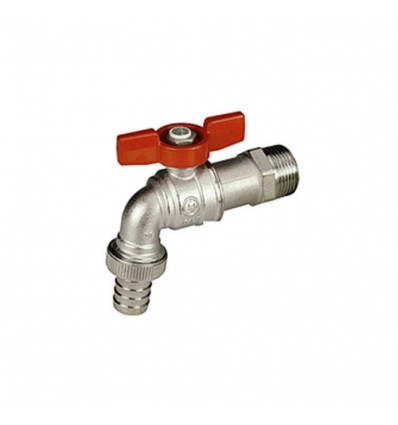 Giacomini R620 Dubbeldienstkraan 1/2" rode vlinder R620X003