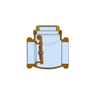 Cimberio 1.1/4" clapet anti-retour en laiton CIM 80a