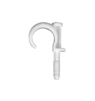 Pentec 22 - 26 mm enkele inslagbeugel nylon Ø 6mm 