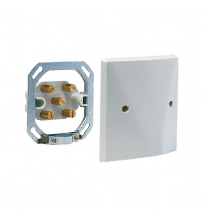 ABB Vynckier aansluitdoos 2,5mm² 2P+A met 3 klemmen grijs