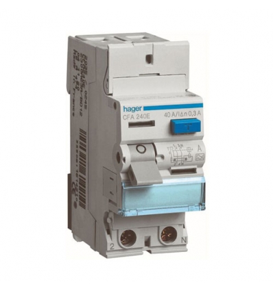 Hager Aardlekschakelaar 2P 40A 300mA type A -CFA240E