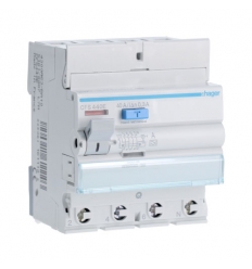 Hager Interrupteur différentiel 4P 40A 300mA type A quick connect -CFS440E