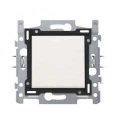 Niko Wisselschakelaar 16A, sokkel, insteekklemmen en afwerkingsset wit - 101-61618