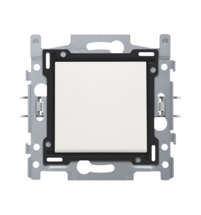 Niko Wisselschakelaar 16A, sokkel, insteekklemmen en afwerkingsset wit - 101-61618