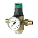 Honeywell D06F-1/2"AM réducteur de pression avec bouton de réglage + avec manomètre 1,5-6 bar