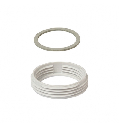 Geberit verloopring 6/4” M x 5/4” F polypropyleen