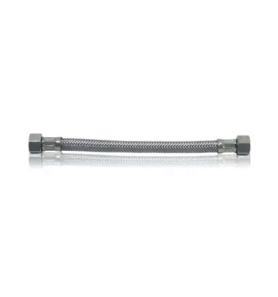 Fixaflex Superflex FF 3/8 x 3/8 F - 600 mm - flexible inox avec siège plat et joint intégré - max 90°