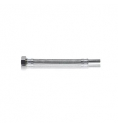 Fixaflex Superflex MF 10 x 1/2 F - 300 mm - flexible inox avec siège plat et joint intégré - max 90°