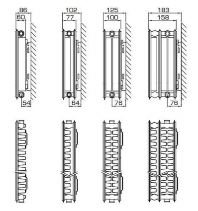 Henrad Standard All In H:0500 T:21 L:0500 - 605 Watt
